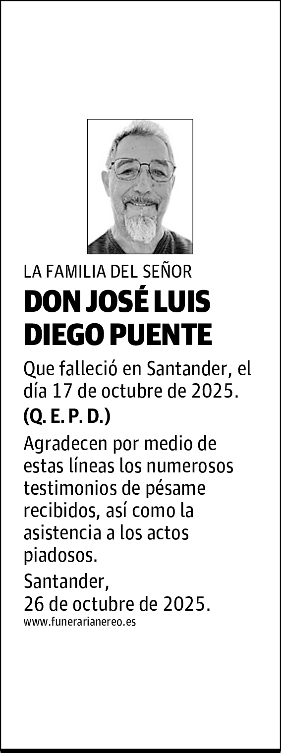 DON JOSÉ LUIS DIEGO PUENTE