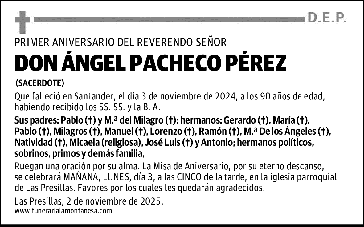 DON ÁNGEL PACHECO PÉREZ