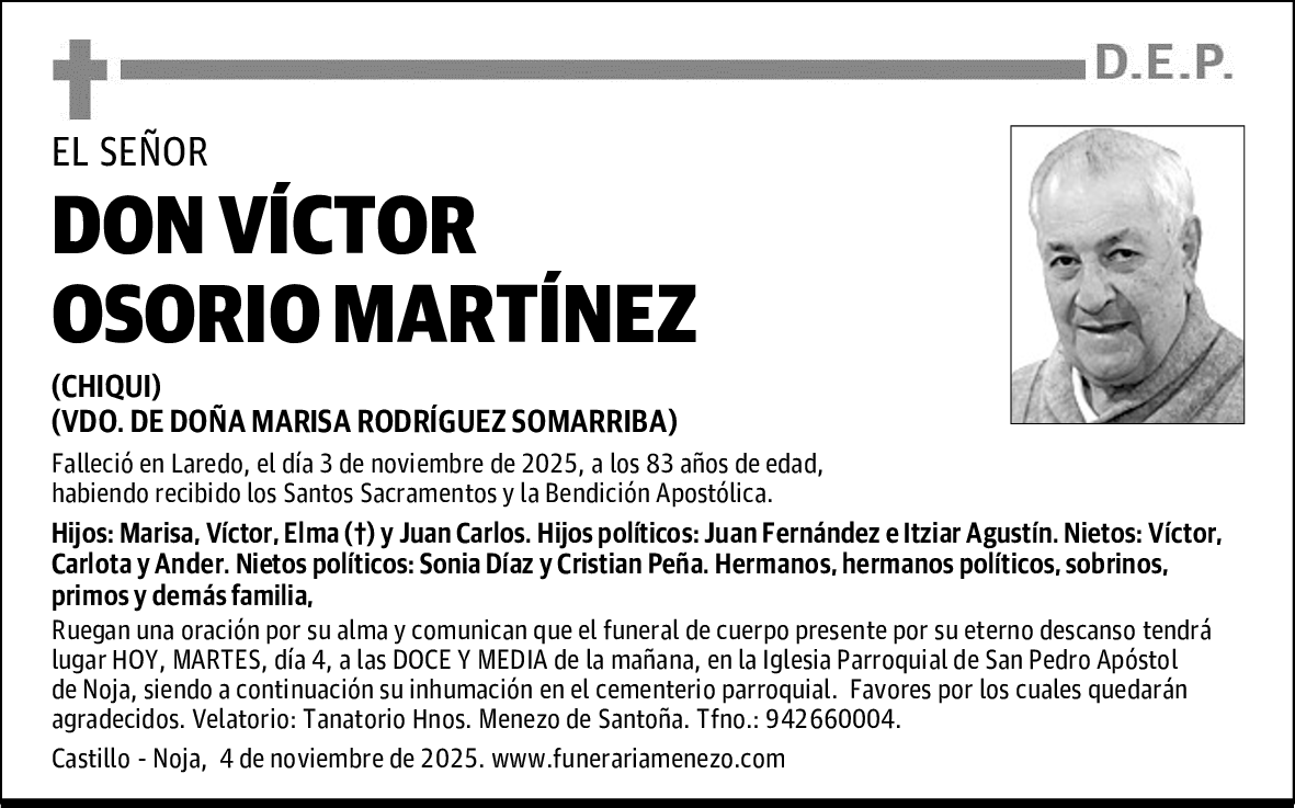 DON VÍCTOR OSORIO MARTÍNEZ