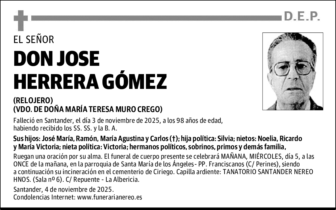 DON JOSE HERRERA GÓMEZ