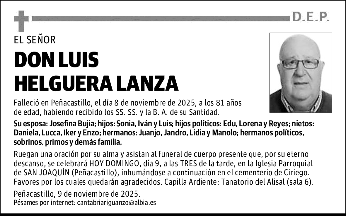 DON LUIS HELGUERA LANZA