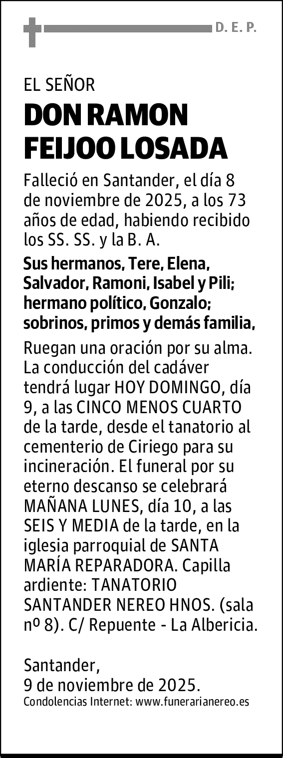 DON RAMON FEIJOO LOSADA