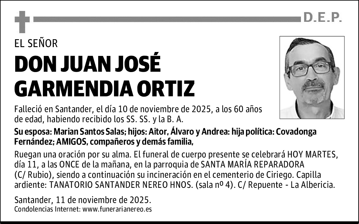 DON JUAN JOSÉ GARMENDIA ORTIZ