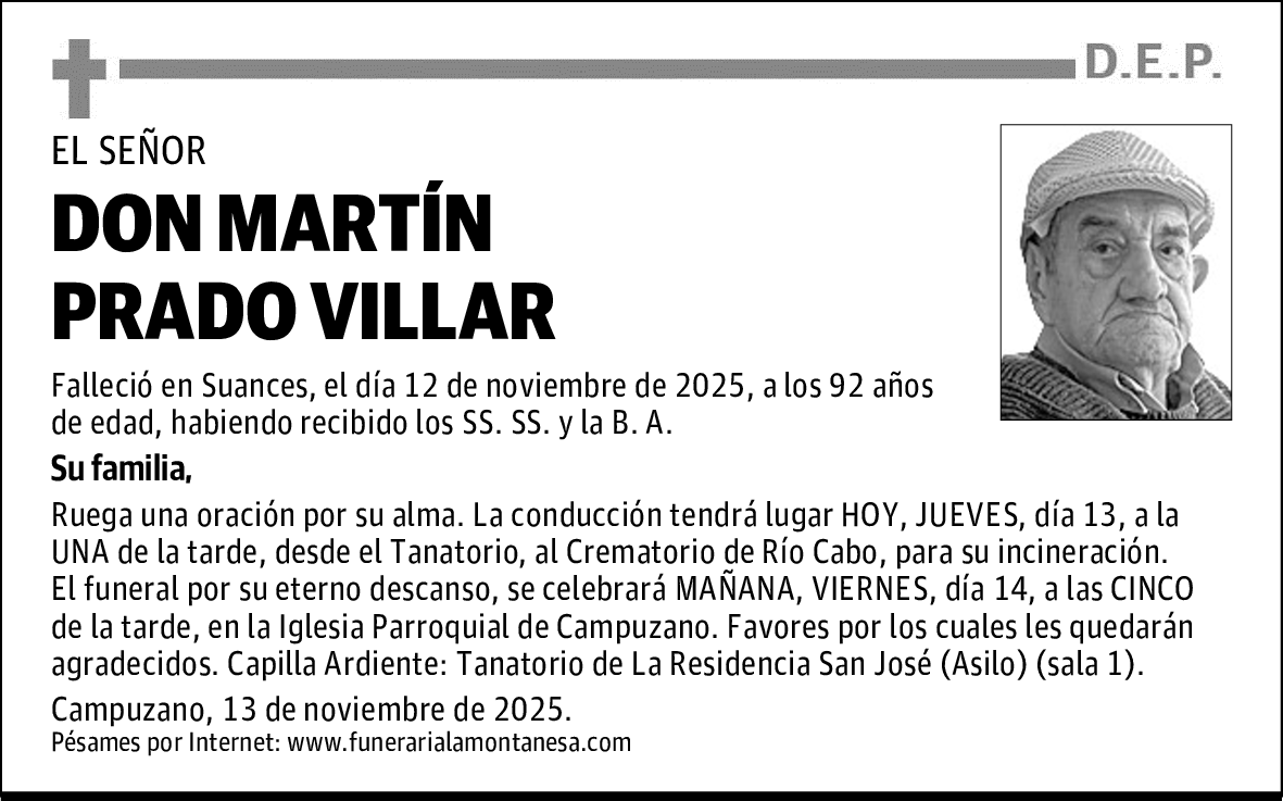 DON MARTÍN PRADO VILLAR