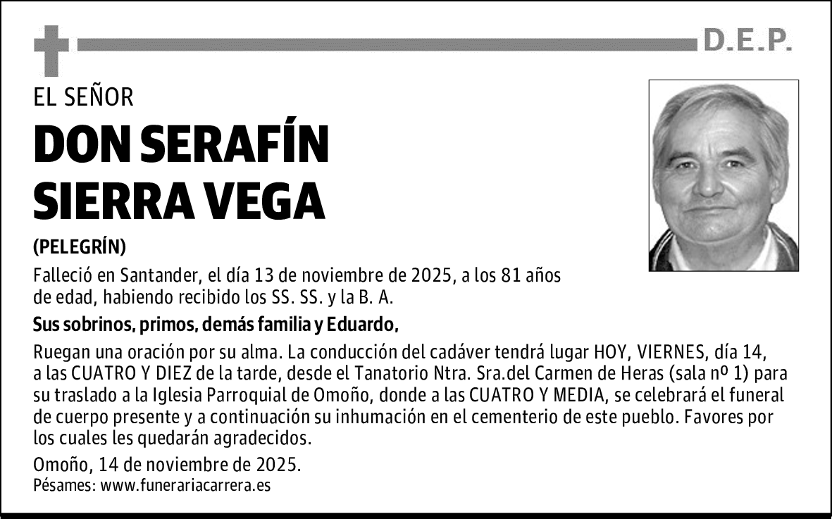 DON SERAFÍN SIERRA VEGA