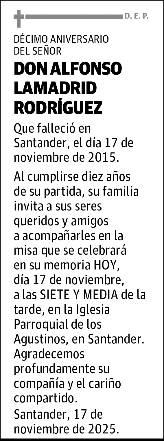 DON ALFONSO LAMADRID RODRÍGUEZ