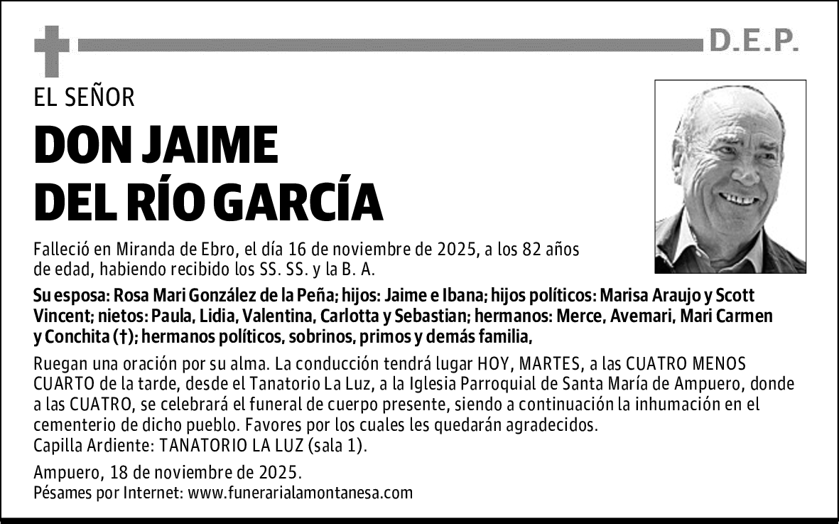 DON JAIME DEL RÍO GARCÍA