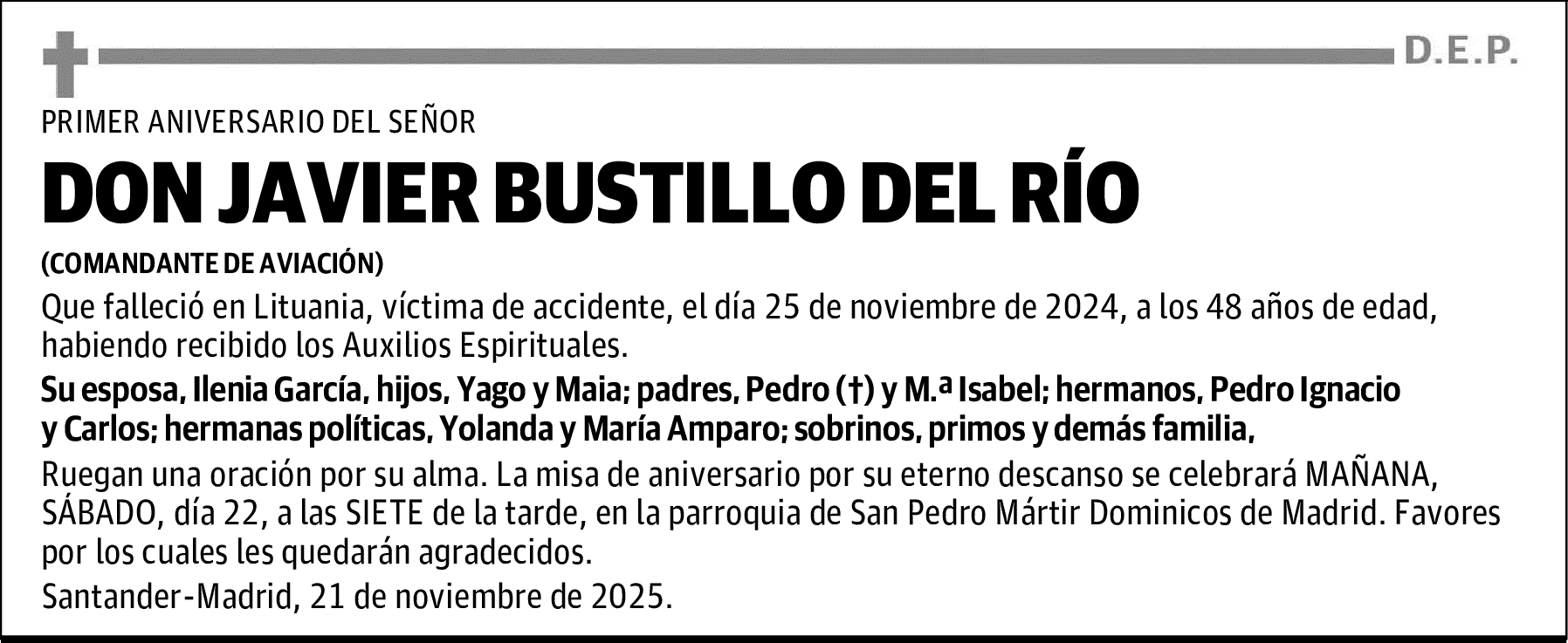 DON JAVIER BUSTILLO DEL RÍO