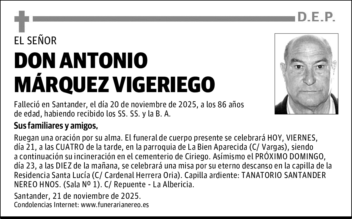 DON ANTONIO MÁRQUEZ VIGERIEGO