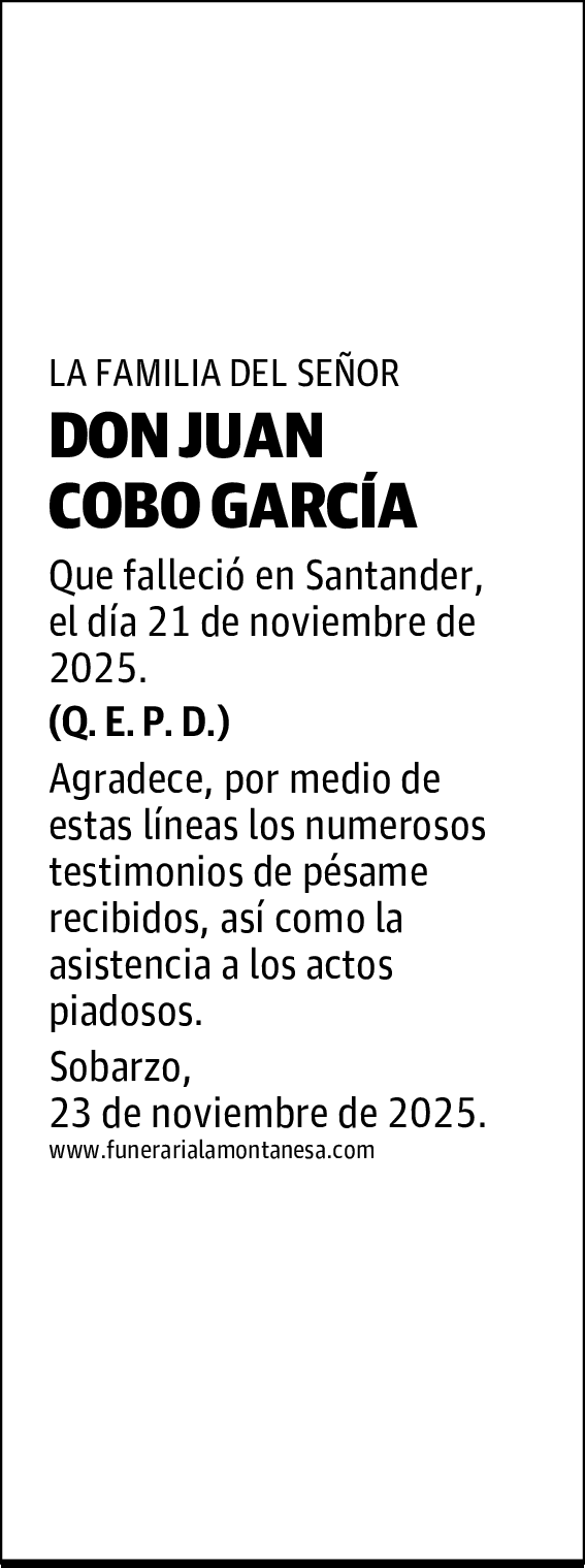 DON JUAN COBO GARCÍA