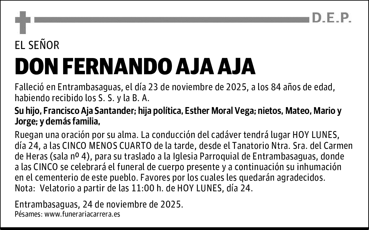 DON FERNANDO AJA AJA