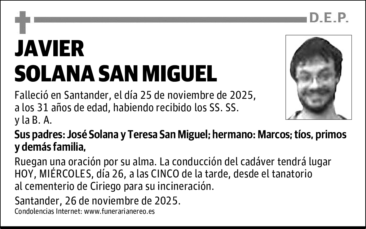 JAVIER SOLANA SAN MIGUEL