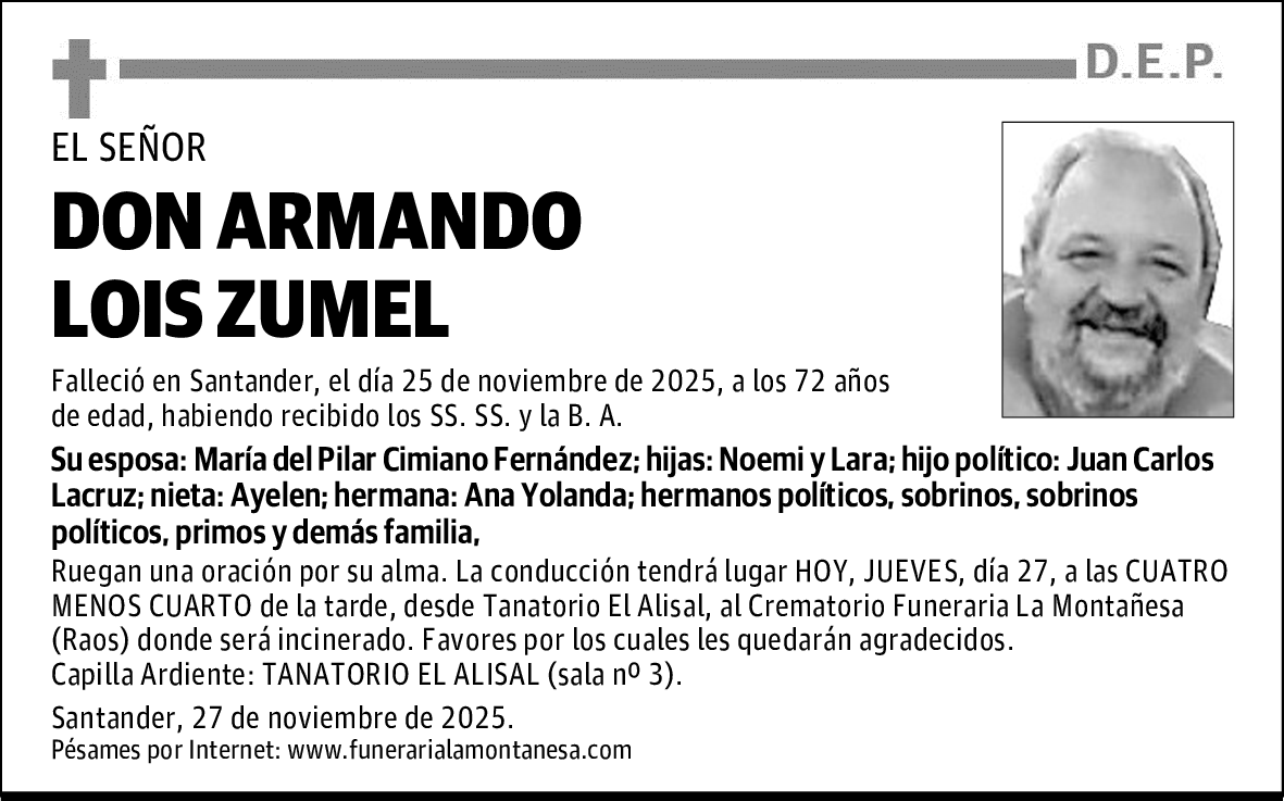 DON ARMANDO LOIS ZUMEL