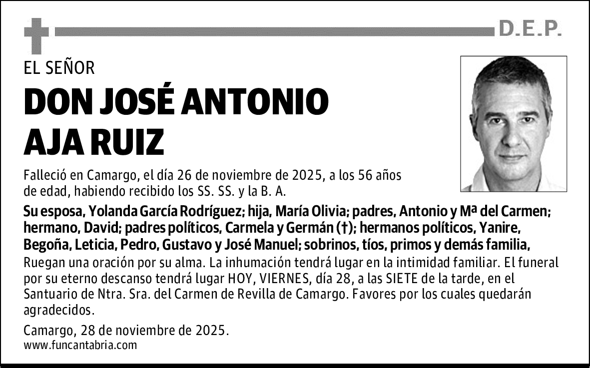 DON JOSÉ ANTONIO AJA RUIZ