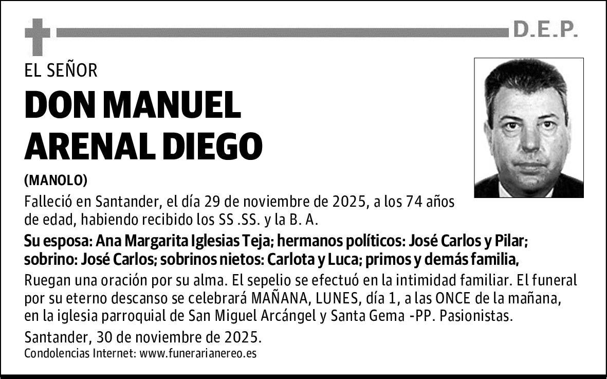 DON MANUEL ARENAL DIEGO