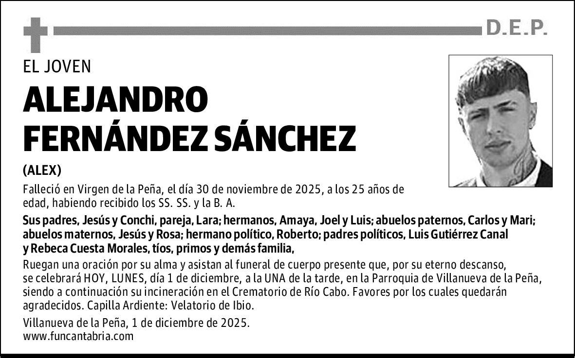 ALEJANDRO FERNÁNDEZ SÁNCHEZ