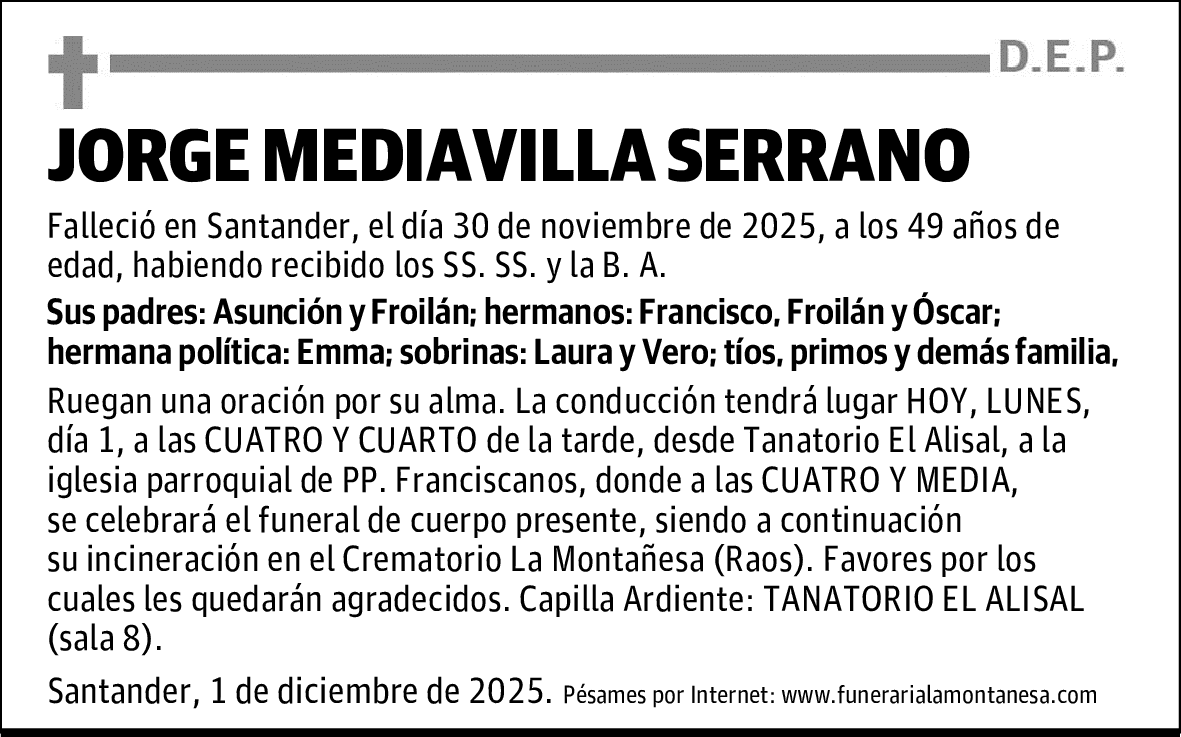 JORGE MEDIAVILLA SERRANO