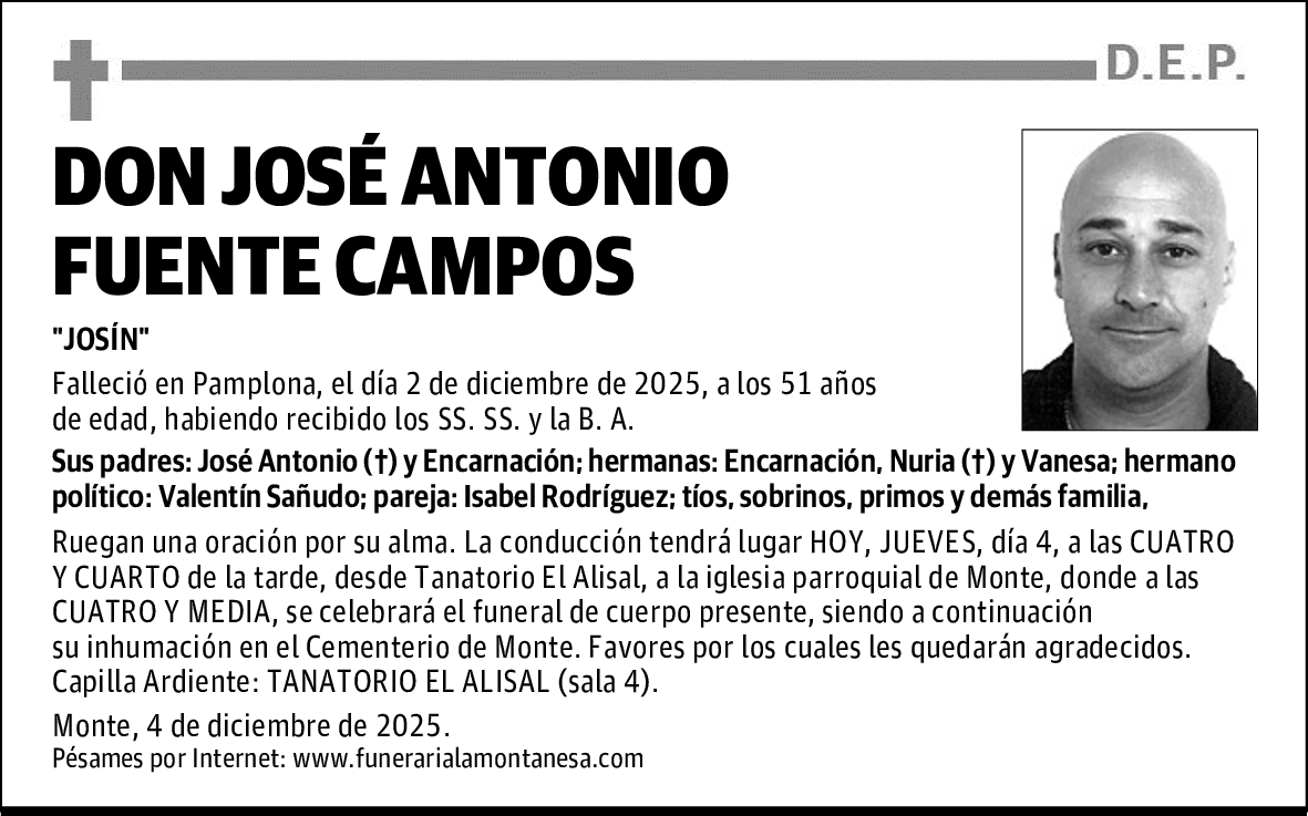 DON JOSÉ ANTONIO FUENTE CAMPOS