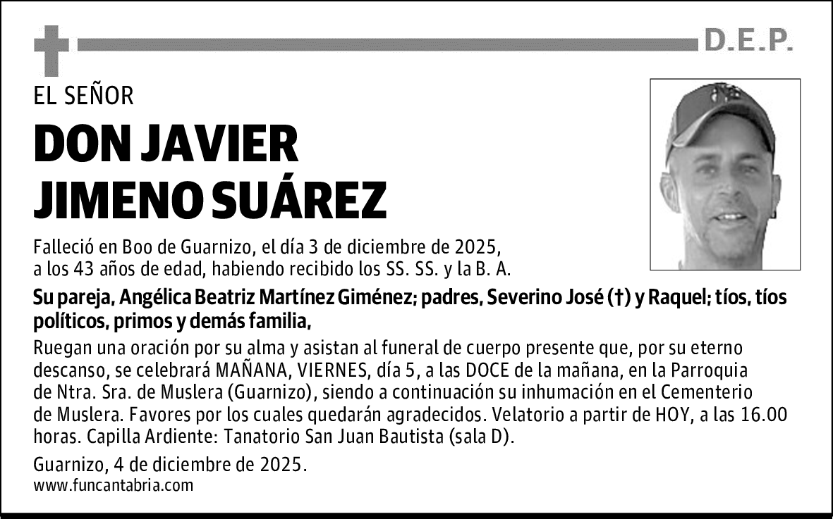 DON JAVIER JIMENO SUÁREZ