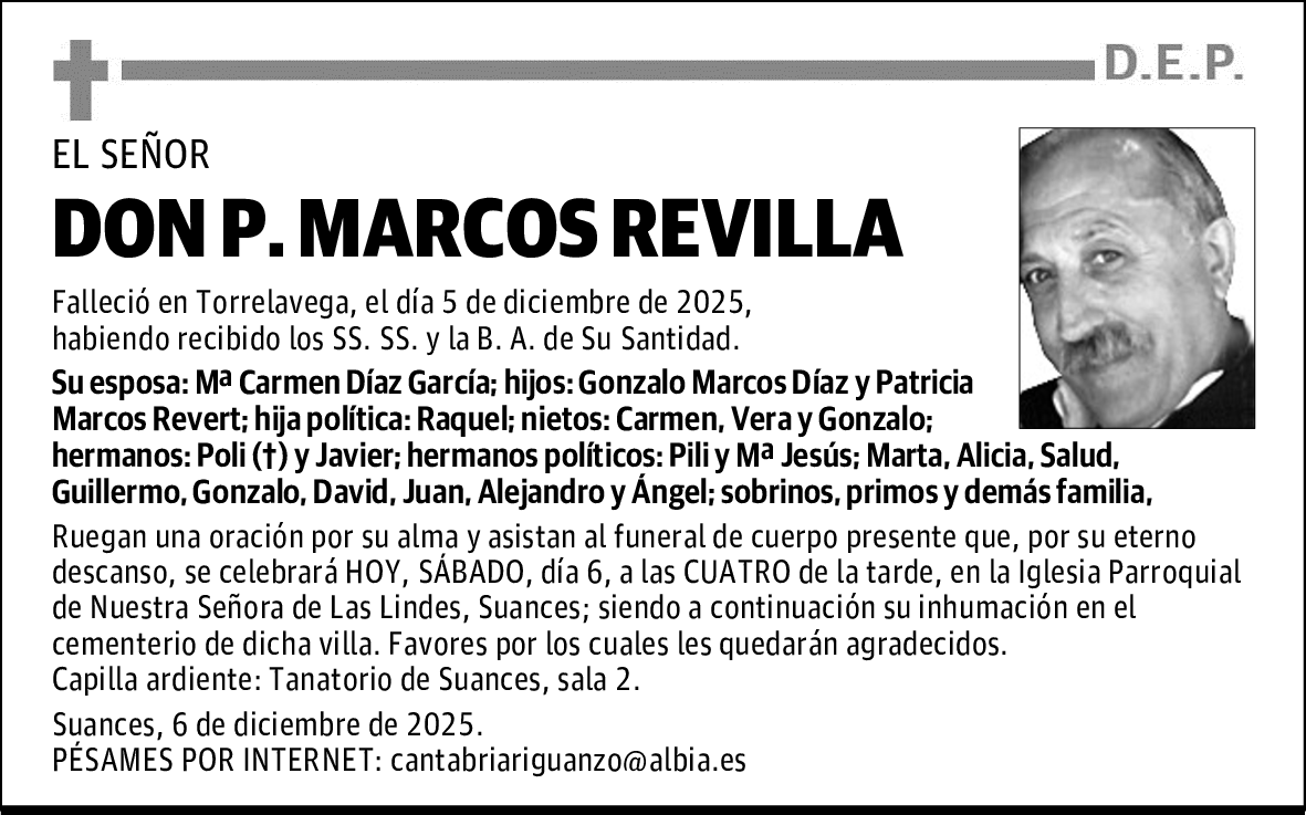 DON P. MARCOS REVILLA