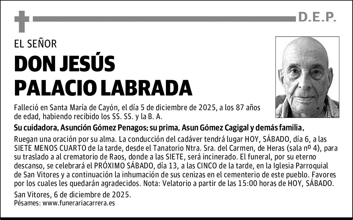 DON JESÚS PALACIO LABRADA