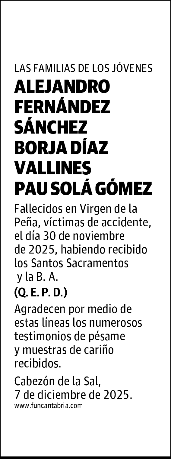 ALEJANDRO FERNÁNDEZ SÁNCHEZ