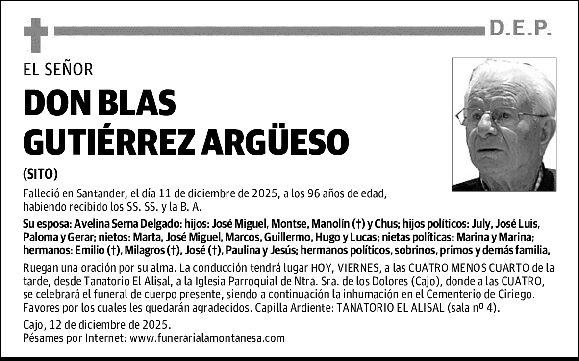 DON BLAS GUTIÉRREZ ARGÜESO