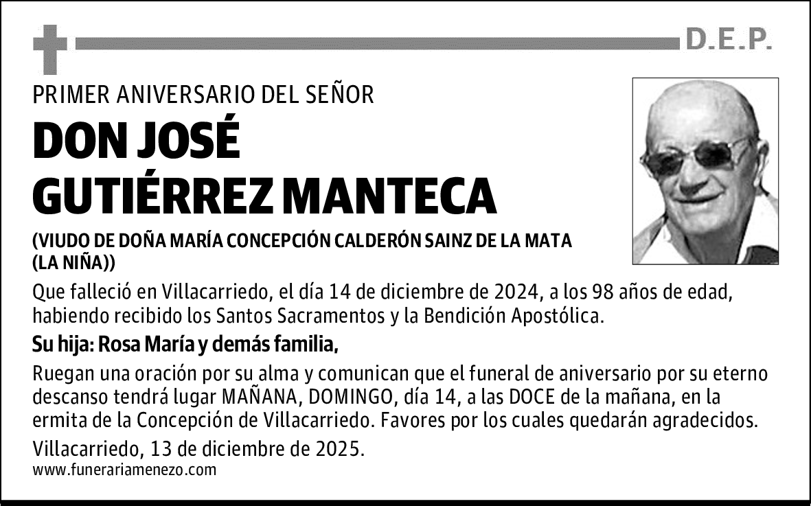 DON JOSÉ GUTIÉRREZ MANTECA