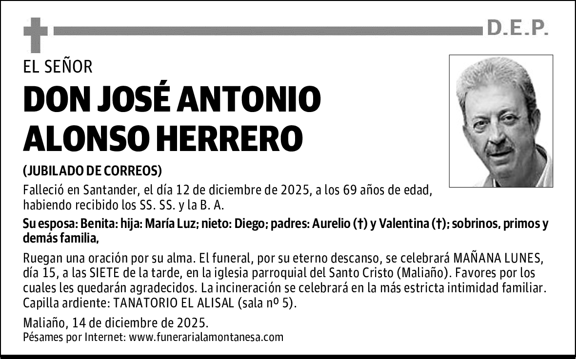 DON JOSÉ ANTONIO ALONSO HERRERO