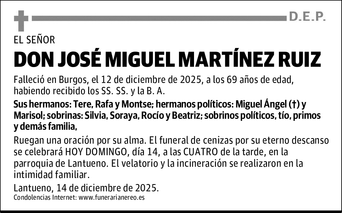 DON JOSÉ MIGUEL MARTÍNEZ RUIZ