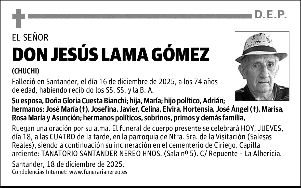 DON JESÚS LAMA GÓMEZ