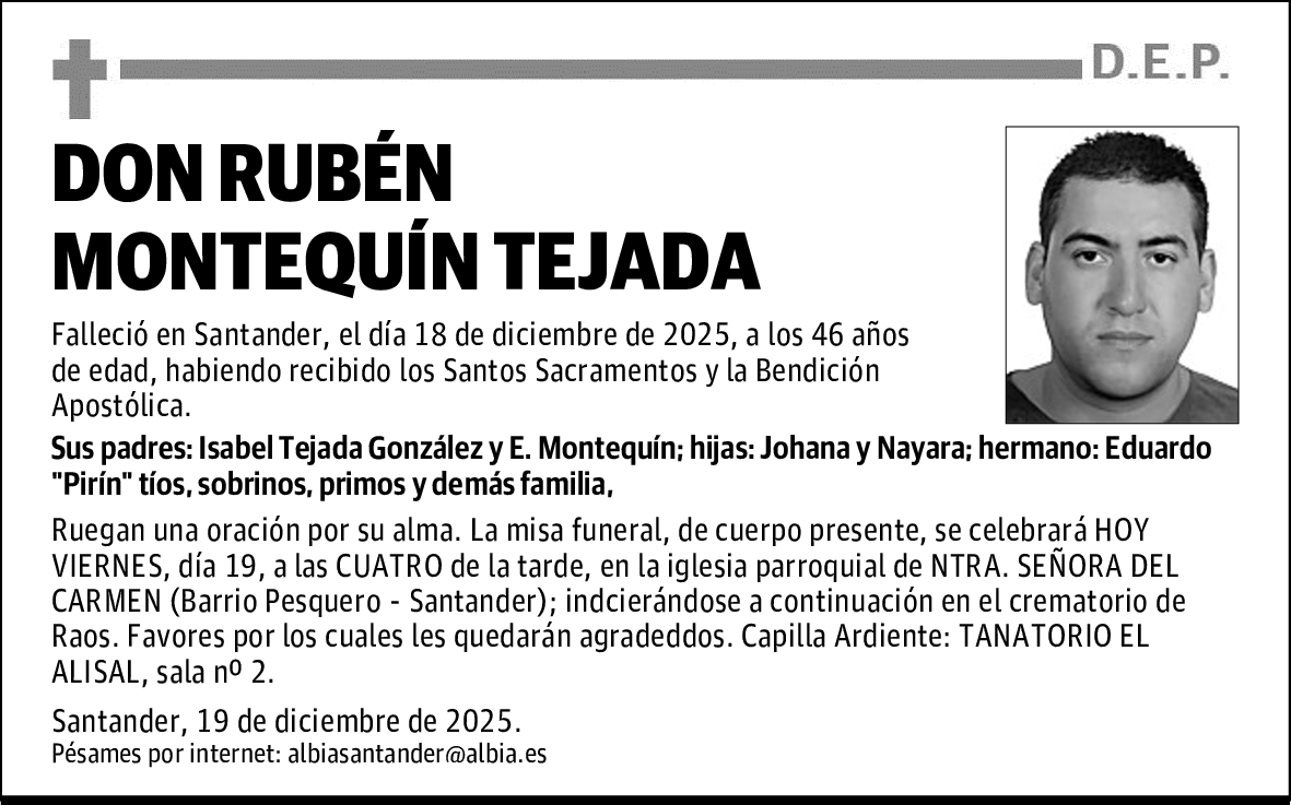 DON RUBÉN MONTEQUÍN TEJADA