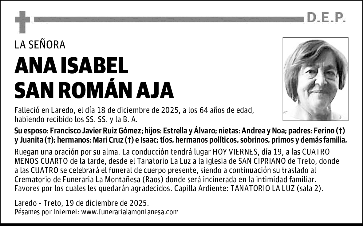 ANA ISABEL SAN ROMÁN AJA