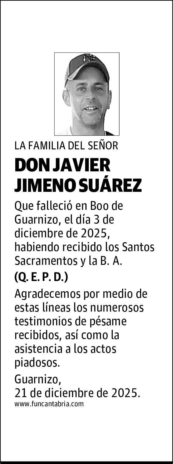 DON JAVIER JIMENO SUÁREZ
