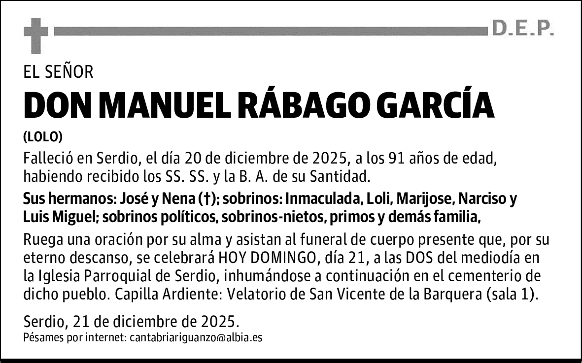 DON MANUEL RÁBAGO GARCÍA