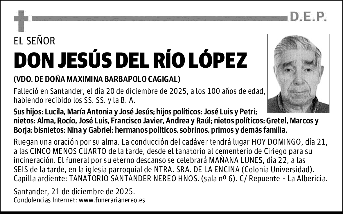 DON JESÚS DEL RÍO LÓPEZ