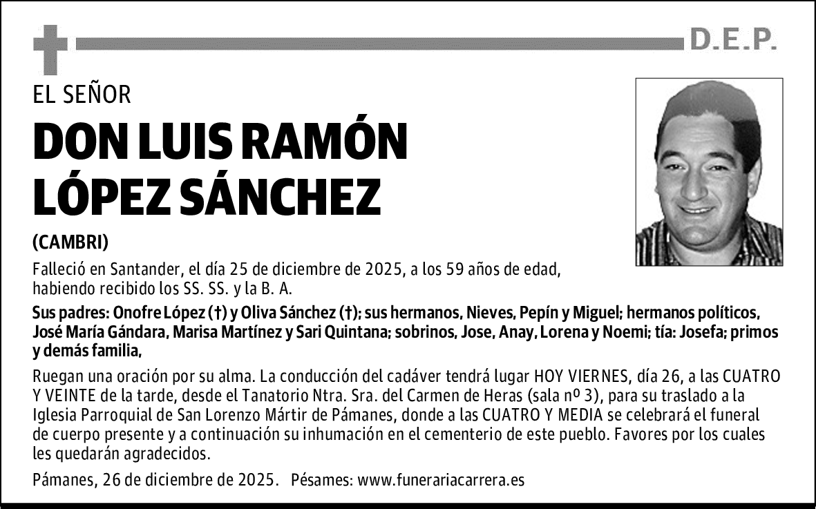 DON LUIS RAMÓN LÓPEZ SÁNCHEZ