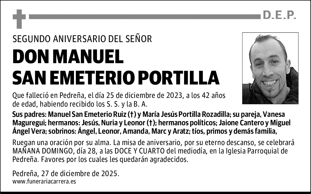 DON MANUEL SAN EMETERIO PORTILLA