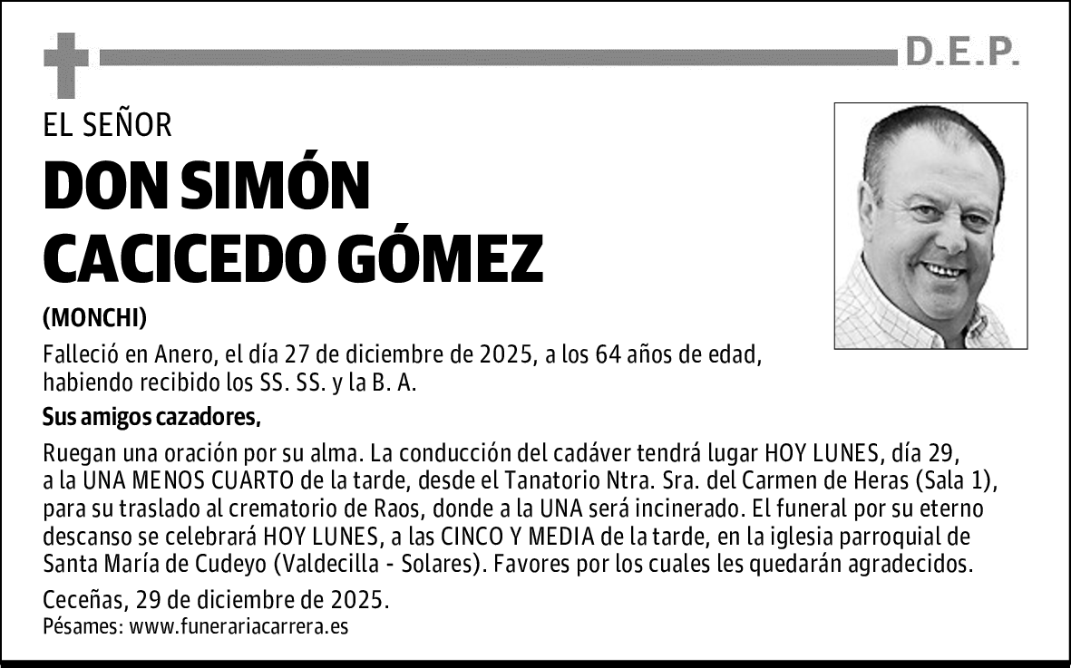 DON SIMÓN CACICEDO GÓMEZ