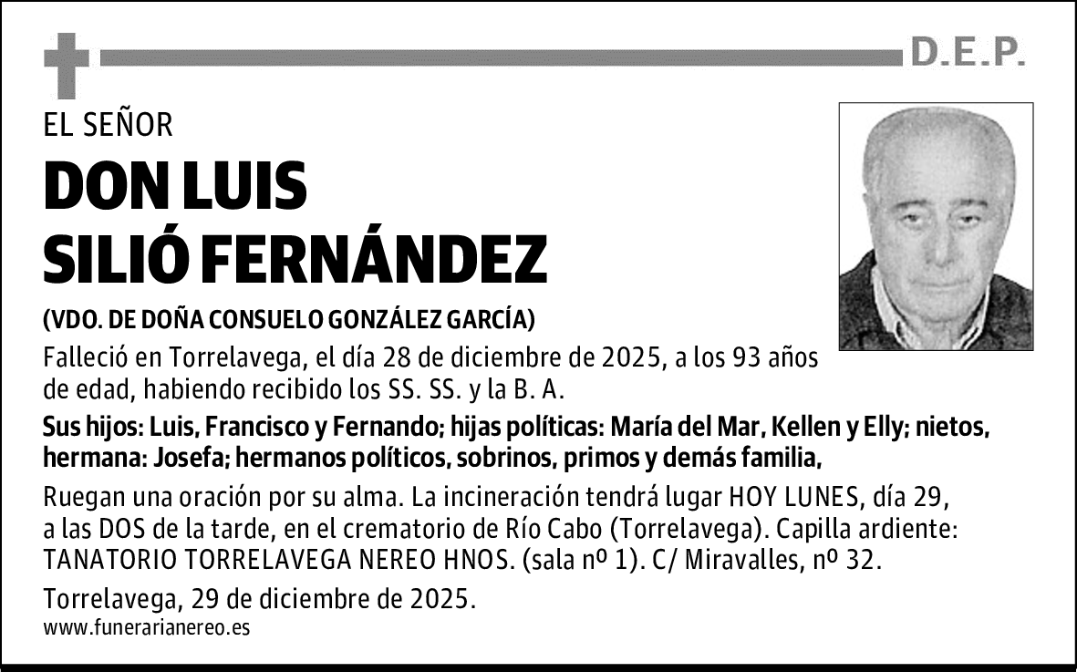 DON LUIS SILIÓ FERNÁNDEZ