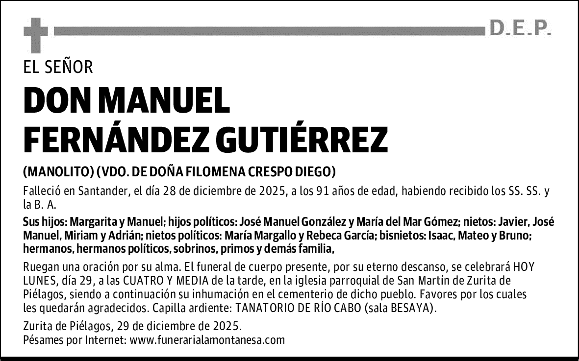 DON MANUEL FERNÁNDEZ GUTIÉRREZ