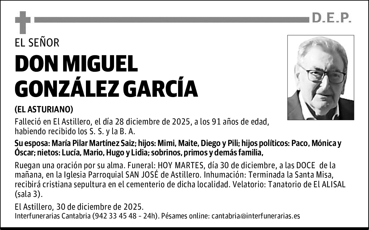 DON MIGUEL GONZÁLEZ GARCÍA