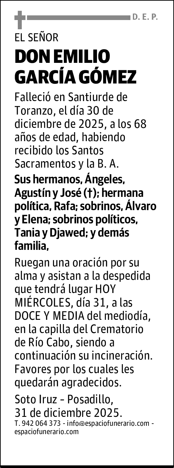 DON EMILIO GARCÍA GÓMEZ