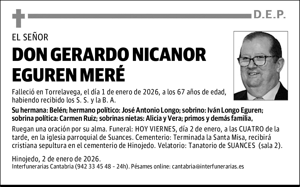DON GERARDO NICANOR EGUREN MERÉ