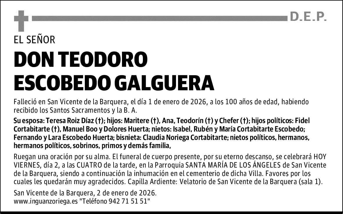 DON TEODORO ESCOBEDO GALGUERA
