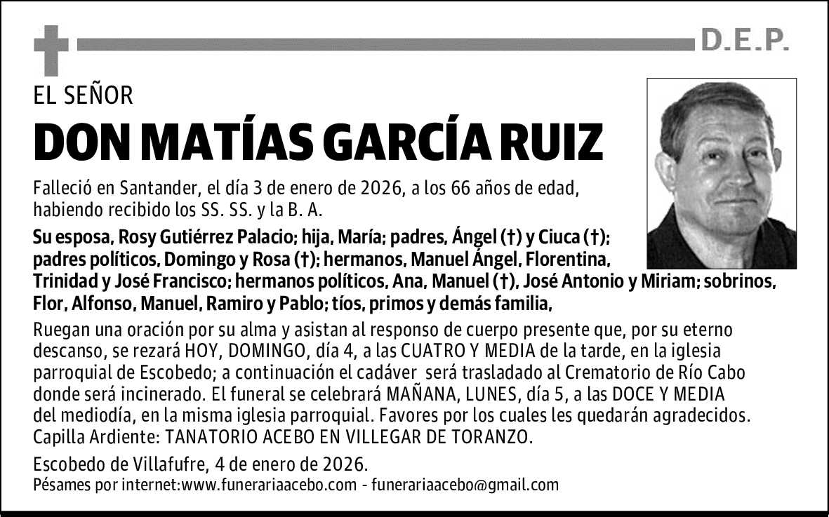DON MATÍAS GARCÍA RUIZ