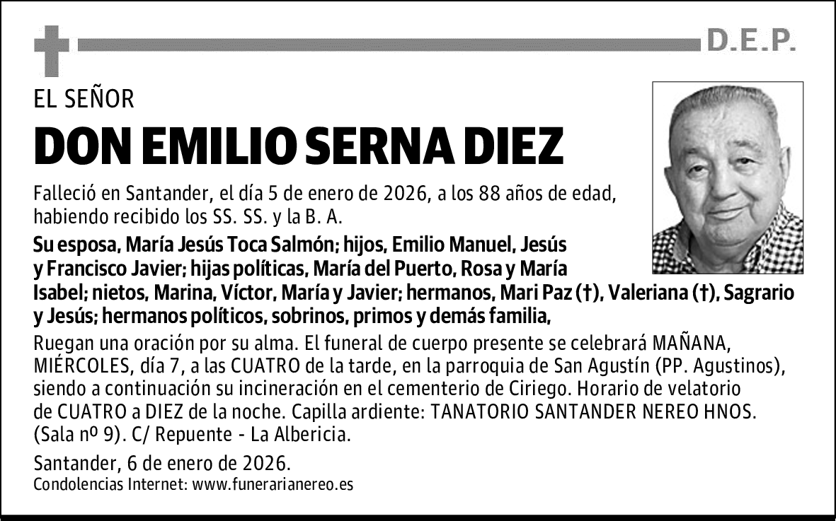 DON EMILIO SERNA DIEZ