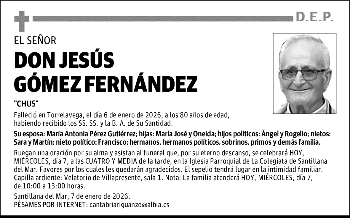 DON JESÚS GÓMEZ FERNÁNDEZ