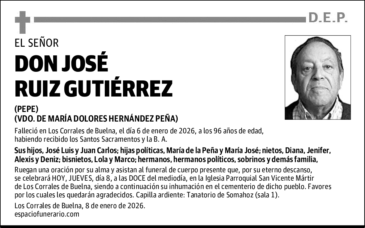 DON JOSÉ RUIZ GUTIÉRREZ