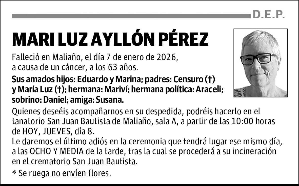 MARI LUZ AYLLÓN PÉREZ